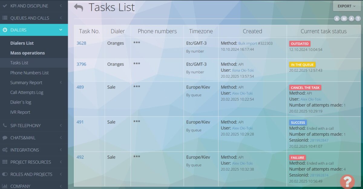 Lista de tareas