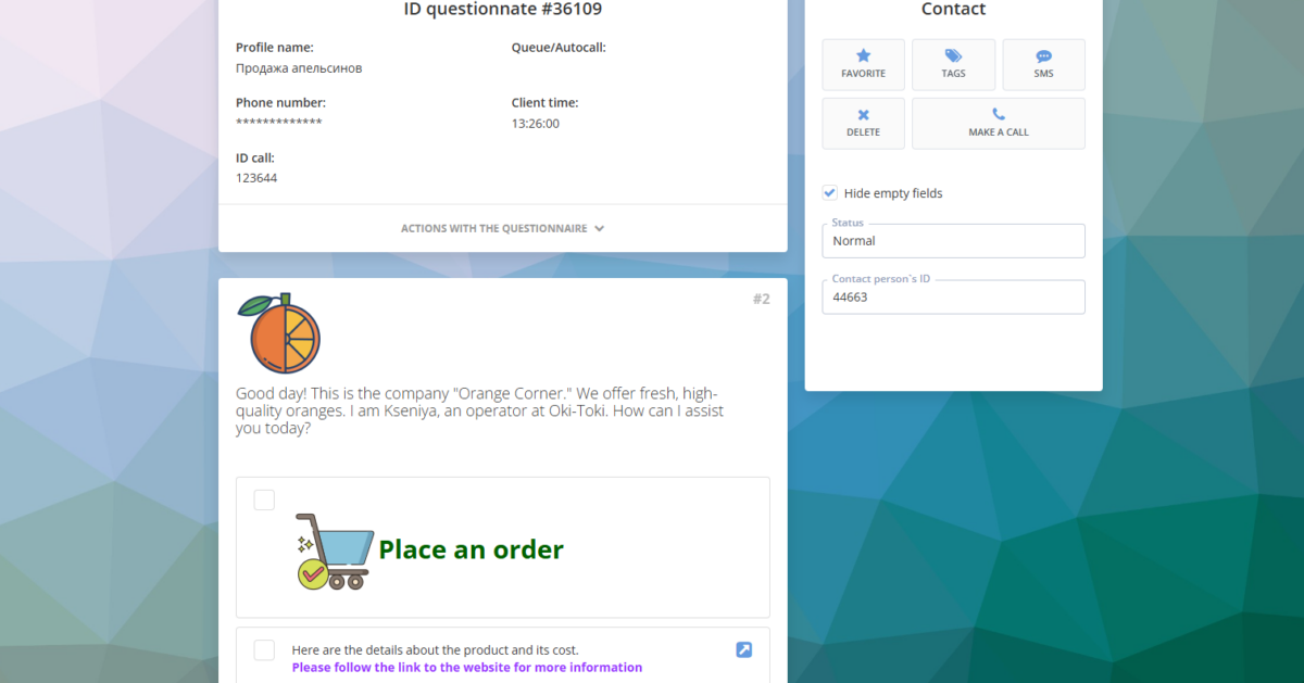 Cuestionario de CRM